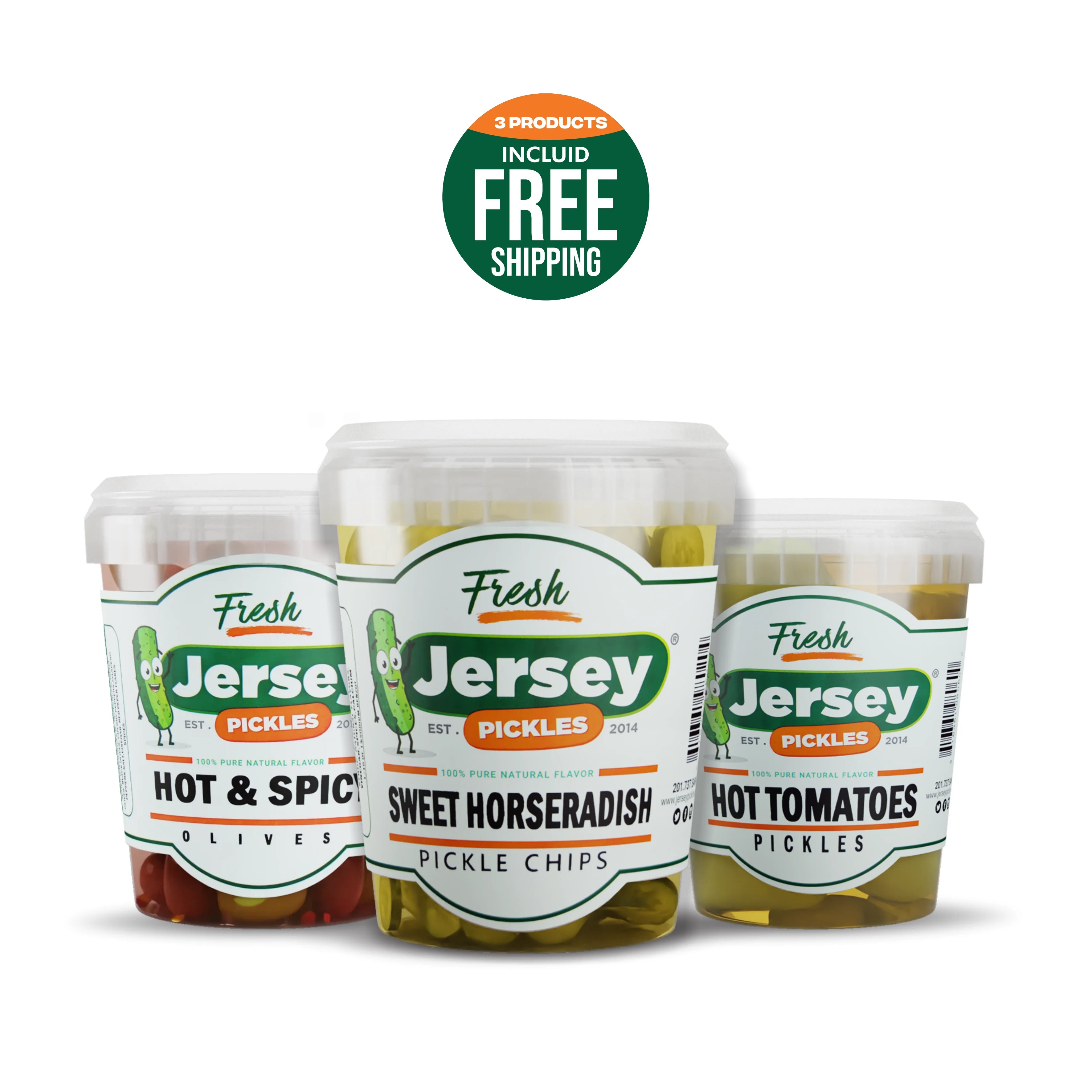 Best Combo 1 3 Half Gallon Jersey Pickles