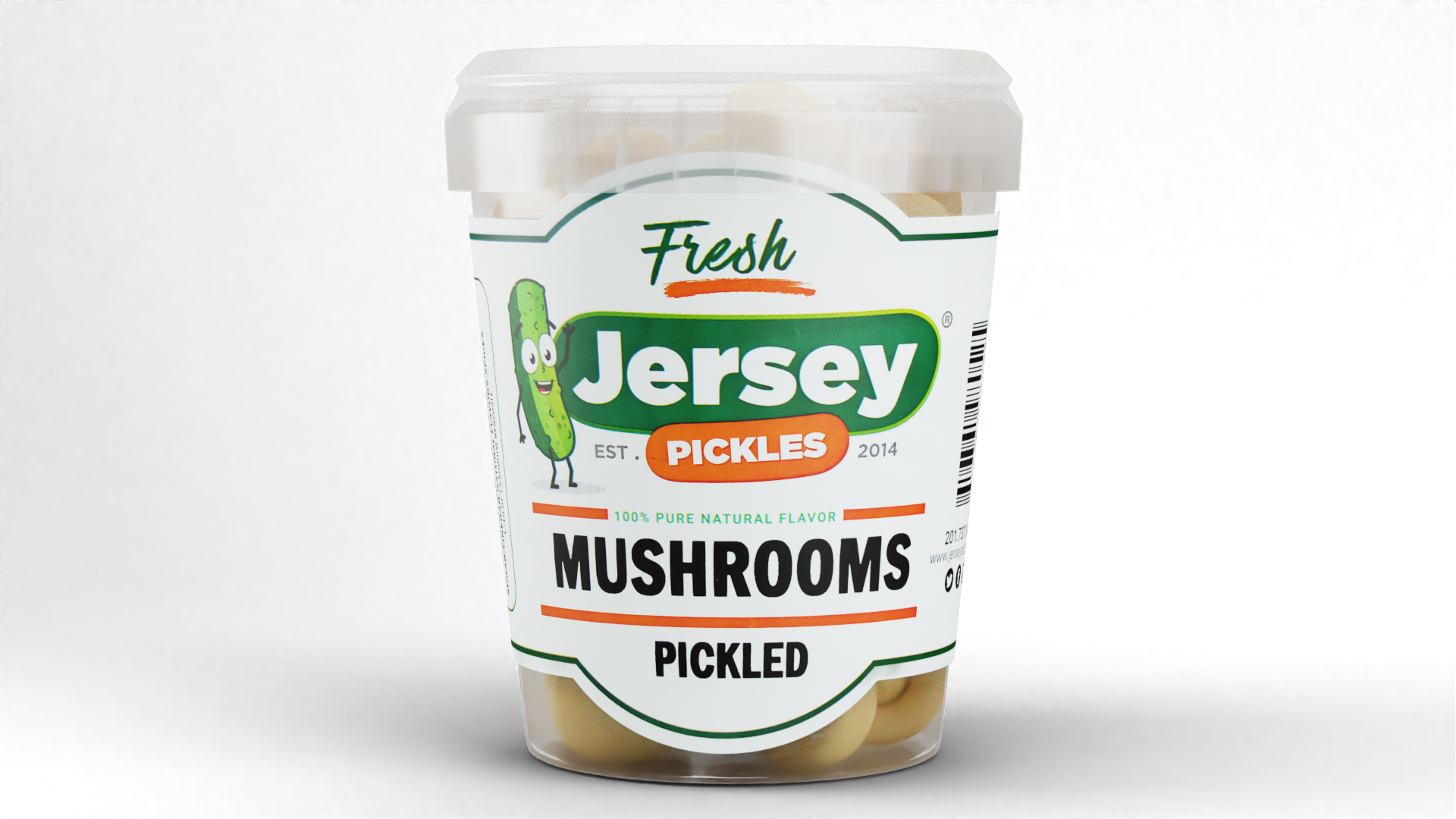 UNISERVIS Marinated Mushrooms Straw Smorchki, 15.52 oz/ 440 G