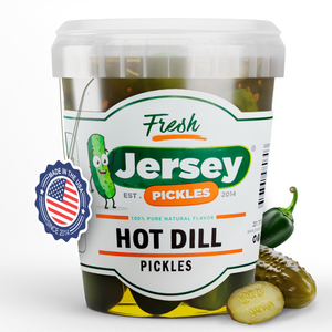 Whole Hot Dill Pickles