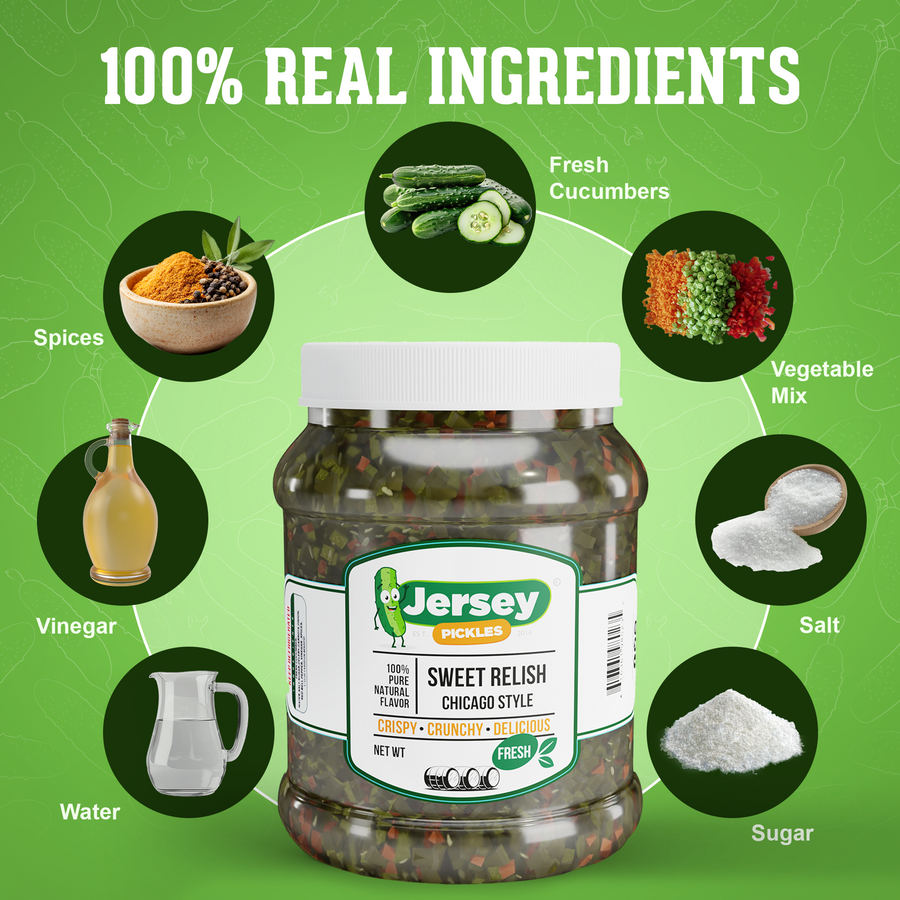 Sweet Pickle Relish (Chicago Style)