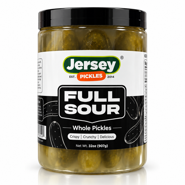 NY Style Whole Full Sour Pickles (Naturally Fermented)
