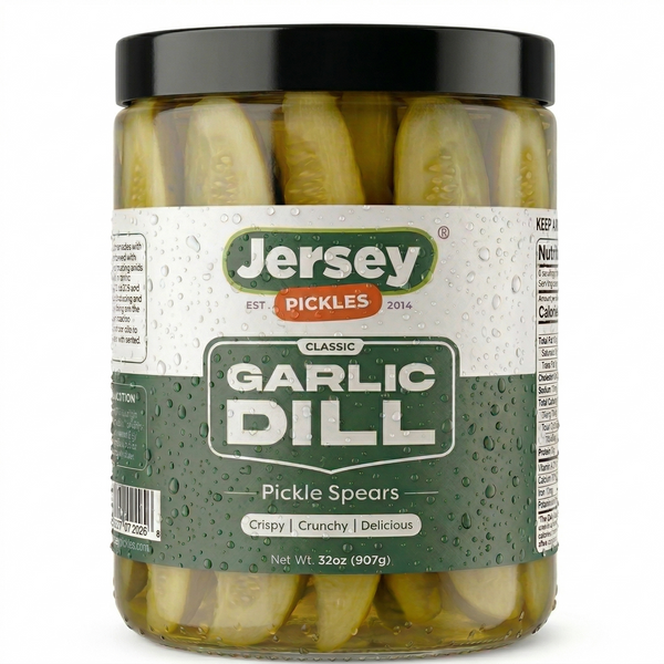 Fresh Garlic Dill Pickle Spears