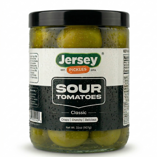 Sour Pickled Green Tomatoes