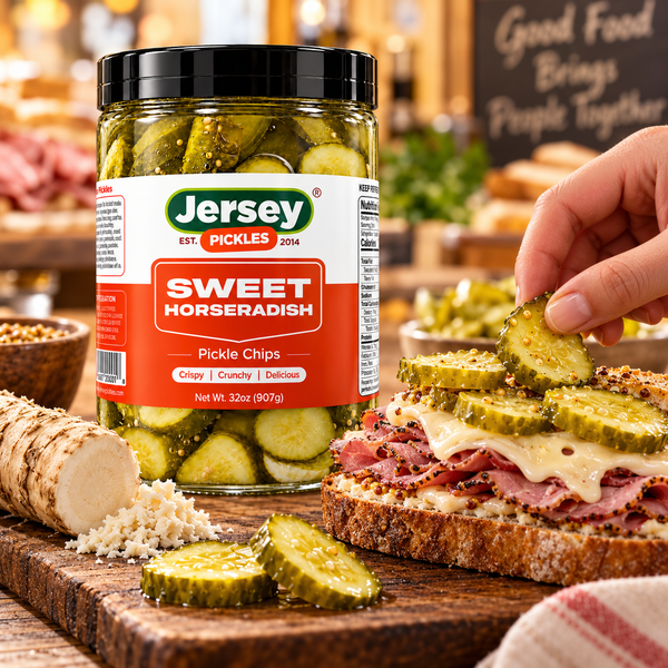 Sweet Horseradish Pickle Chips