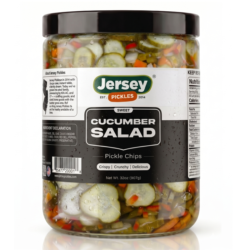 JERSEY PICKLES Pickled Cucumber Salad (sweet) $16.99 View