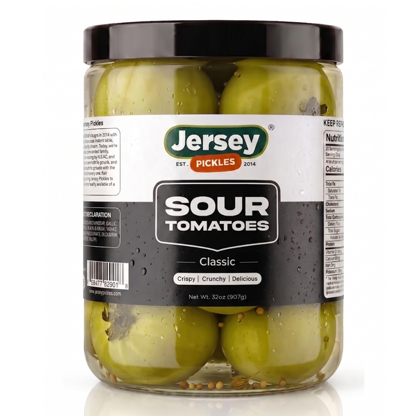 Sour Pickled Green Tomatoes