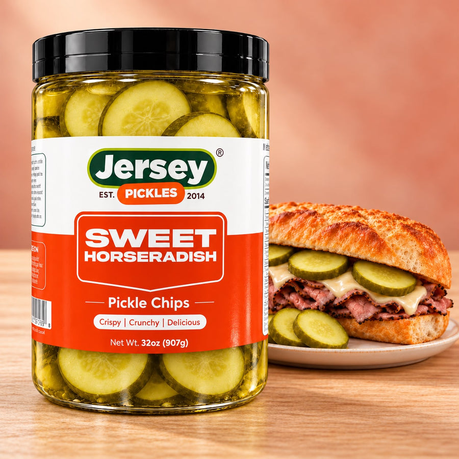 Sweet Horseradish Pickle Chips