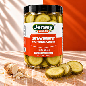 Sweet Horseradish Pickle Chips
