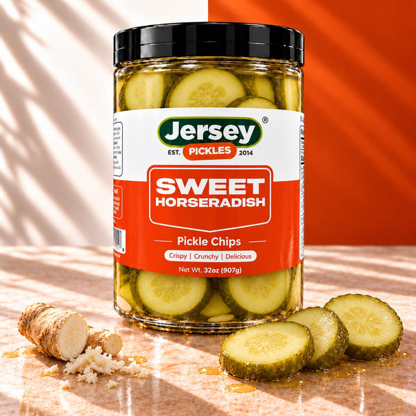 Sweet Horseradish Pickle Chips