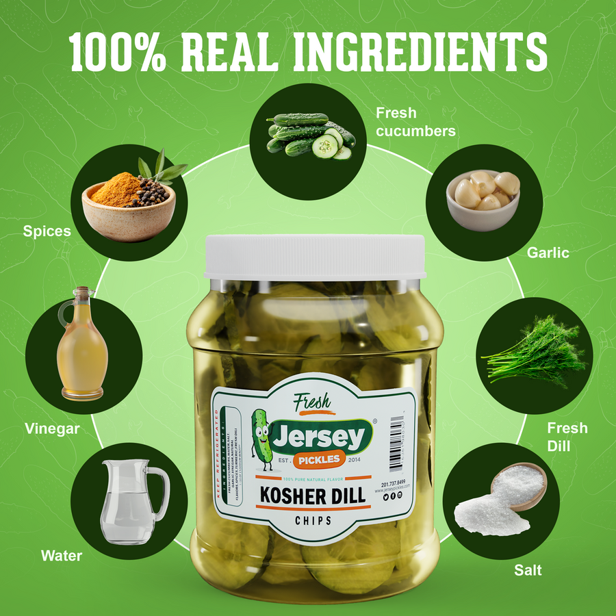Kosher Dill Pickle Chips