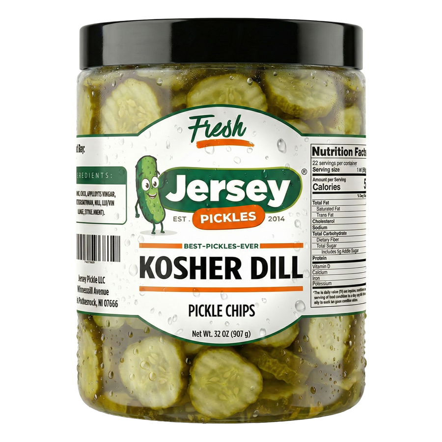 Kosher Dill Pickle Chips