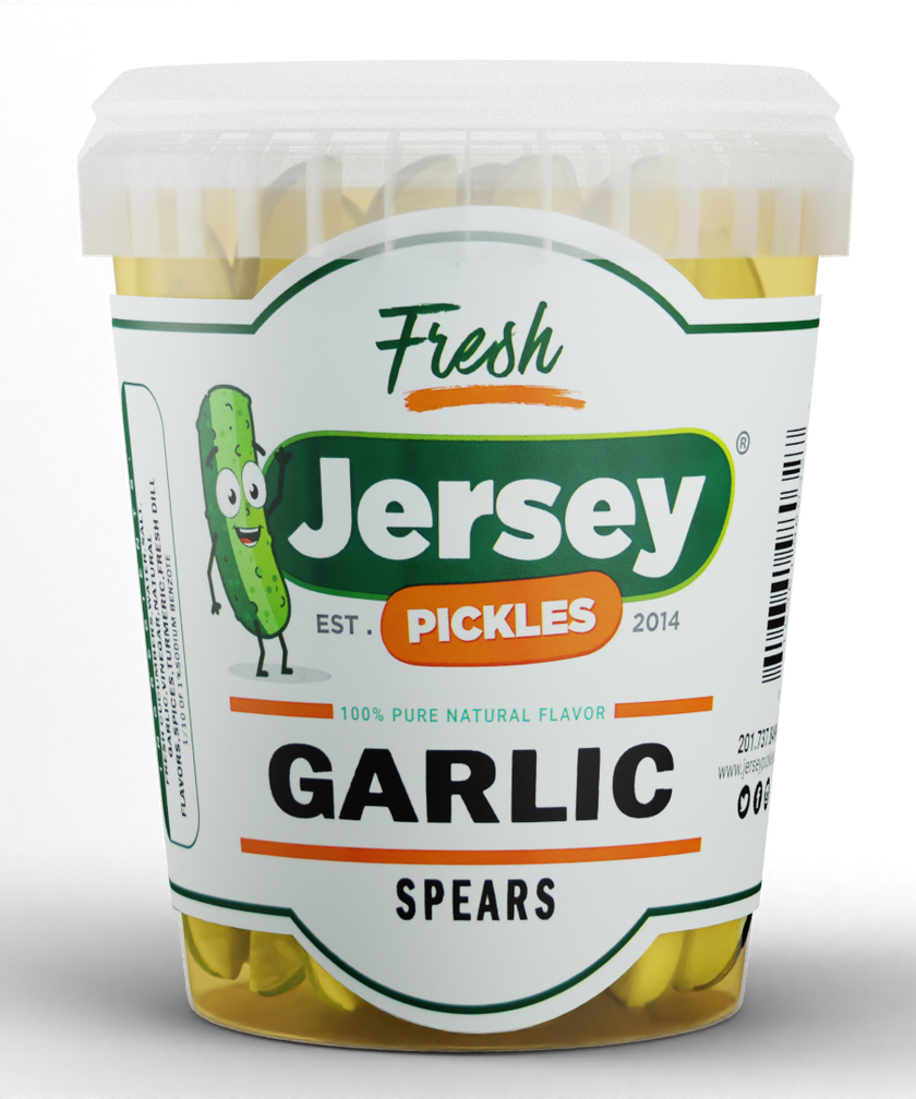 Garlic Dill Spears Fresh Jersey Pickles