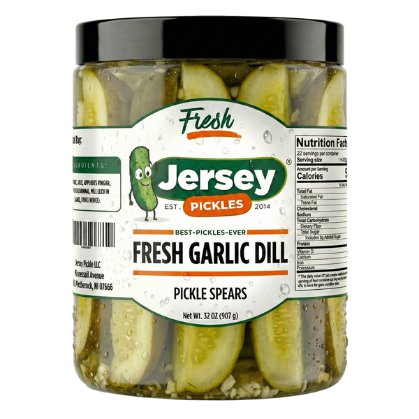 Fresh Garlic Dill Pickle Spears