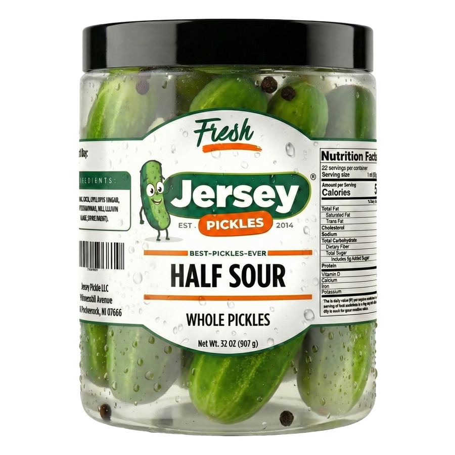 Whole Half Sour Pickles