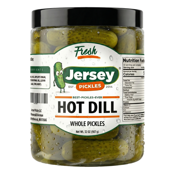 Whole Hot Dill Pickles