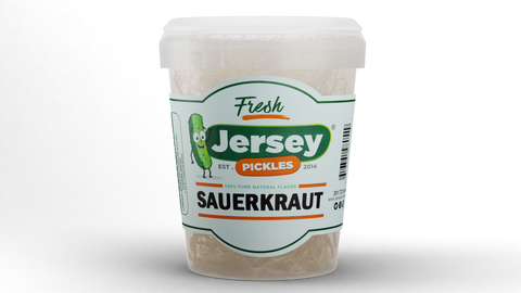 Jar of sauerkraut