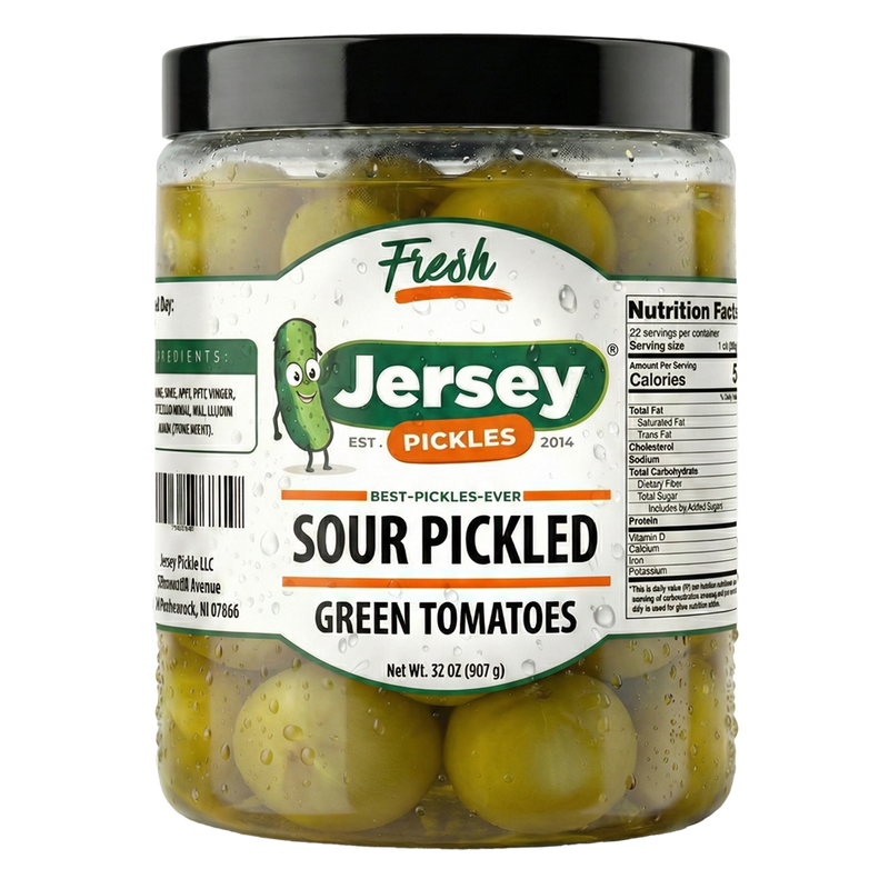 Sour Pickled Green Tomatoes