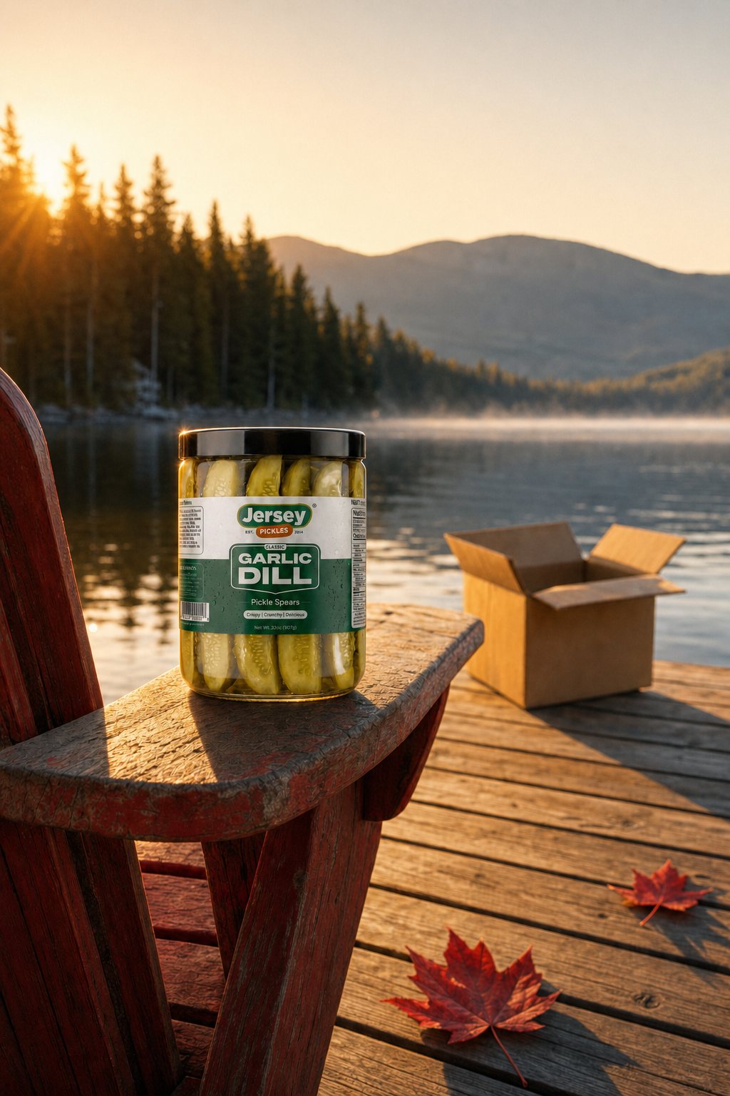 A Jersey Pickles box on its way