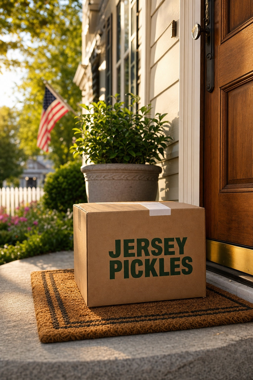 Jersey Pickles box delivered to your door